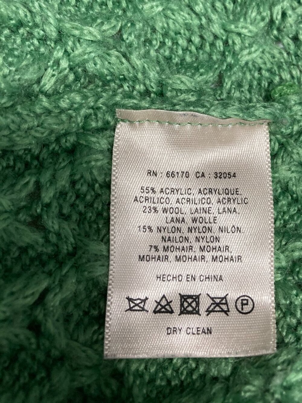 Field Flower by Anthropologie BubblePopcorn Stitch Knit Crewneck Sweater Green S - Picture 9 of 12